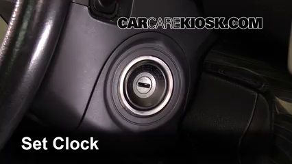 2010 Mazda 6 S 3.7L V6 Reloj Fijar hora de reloj